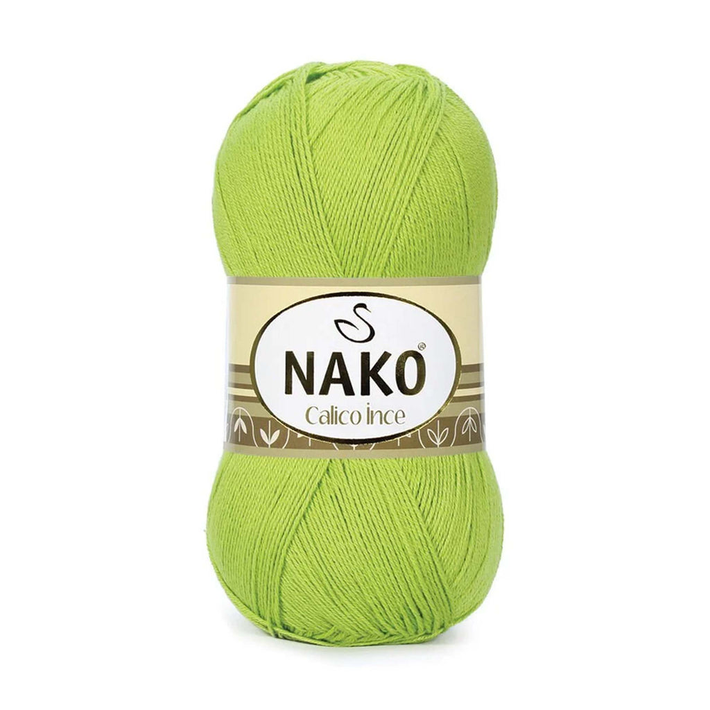 Nako İpler 05309 Yeşil Nako Calico